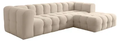 Produktbild von Ecksofa Baloo L, für das Wohnzimmer, Stoff Tiffany, rechts, beige