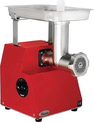 Produktbild von SANTOS Fleischwolf 12-12RA, Reverse-Modus, 3 Reibescheiben (3/4,5/8mm), 160kg/h, 42x26x33cm
