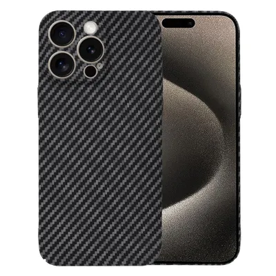 Immagine prodotto di Custodia Techsuit Carbonite FiberShell Back Cover per Apple iPhone 15 Pro Max - Nero