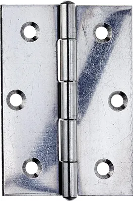 Produktbild von Alberts 851996 Scharnier, halbbreit, Edelstahl, 80 x 58 mm, 20er Set