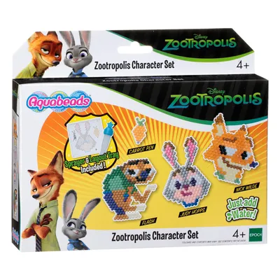 Produktbild von Aquabeads Zoomania Figurenset, Bastelset, 700 Perlen mit Sprüher, Basteln, Spielzeug, 30168