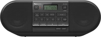 Produktbild von Panasonic RX-D552, Digital, DAB, DAB+, FM, Spieler, CD, CD-DA, CD-R, CD-RW, Oben, 20 W