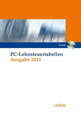 Produktbild von PC-Lohnsteuertabellen 2015, CD-ROM