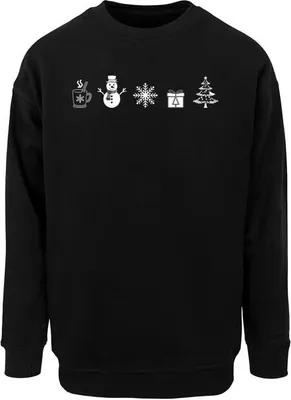 Zdjęcie produktu dla Pánská mikina Urban Classics Christmas Elements Crewneck czarny - S