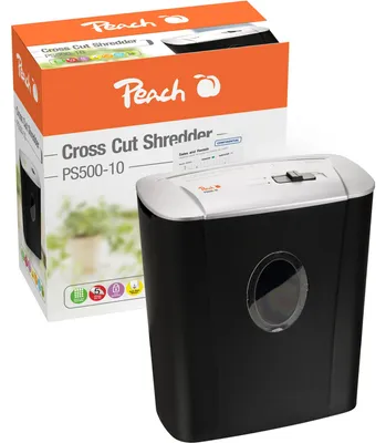 Immagine prodotto di Peach PS500-10 Peach Aktenvernichter Cross Cut       PS500-10 11L schwarz
