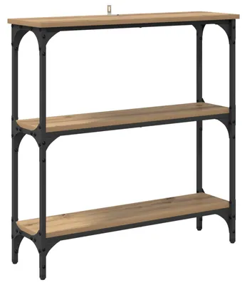 Obrázek produktu pro vidaXL Konzolový stolek Artisan dub 75 x 22,5 x 75 cm materiál na bázi dřeva