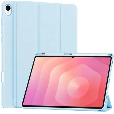 Obrázek produktu pro Techsuit - Flex Trifold with Pencil Holder pouzdro s držákem na pero pro Samsung Galaxy Tab S12 Plus - světle modré