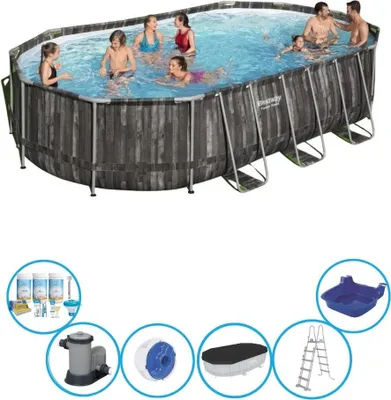 Obrázok produktu pre Bestway Pool Power Steel - S príslušenstvom - 610x366x122 cm