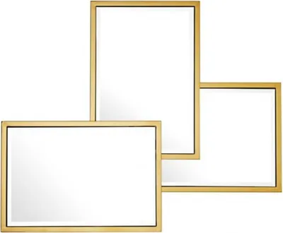 Immagine prodotto di Casa Padrino specchio Neo Classic 80 x H 96 cm in acciaio inox color oro - Specchio da parete - Luxury Hotel Furniture Collection