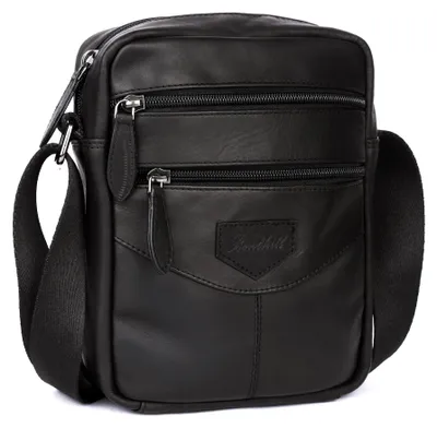 Produktbild von Benthill Umhängetasche Echt Leder | Herren & Damen Schultertasche aus Rindsleder | Messenger