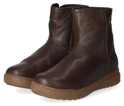 Image de Bottes d'hiver pour femmes Andrea Conti, en cuir lisse, couleur marron, taille 39