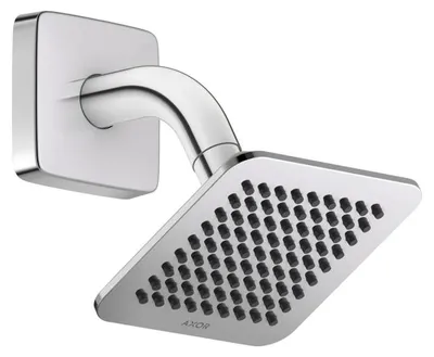 Productafbeelding van AXOR Citterio C douchekop 120/120, 1 straal, EcoSmart, met douchearm, chroom