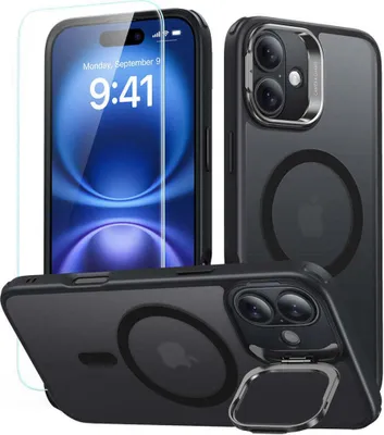 Produktbild von esr 4894240243626, Cover, Apple, Apple iPhone 16, Schwarz, Durchscheinend