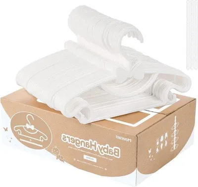 Produktbild von Kleiderbügel 40 Stück Plastik Babyzimmer
