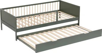 Image de Lit gigogne pour enfant 190x90cm vert ADAM