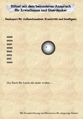 Produktbild von Rätsel mit dem besonderen Anspruch für Erwachsene und Querdenker