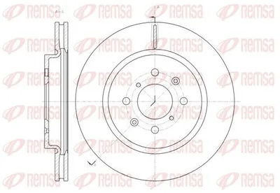 Produktbild von 2x REMSA Bremsscheibe 61482.10 vorne für SUZUKI SWIFT IV (FZ NZ) 271 9mm 40mm