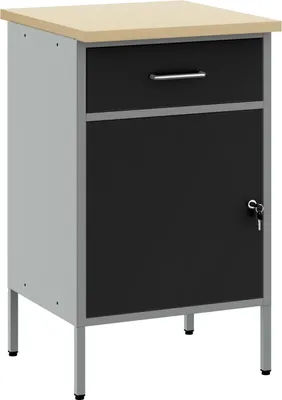 Produktbild von Möbel Werkzeugschrank Schwarz 50x55x84 cm Stahl - Werkbänke 4103462
