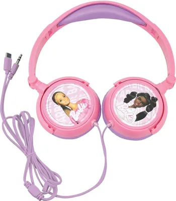 Produktbild von Faltbare Kopfhörer mit Kabel Barbie, Lexibook, 3,5-mm-Klinkenanschluss, Mehrfarbig