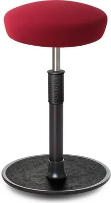 Produktbild von Sitz- Stehhocker Free Tall Hutsitz Gestrick Dunkelrot schwarz /schwarz.