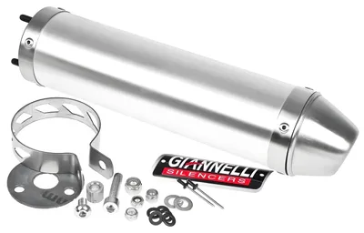 Obrázok produktu pre Výfukový systém Giannelli z hliníka s homologáciou (ABE) pre motocykle Aprilia RS 50, modelové roky 1999-2005, typ AM6