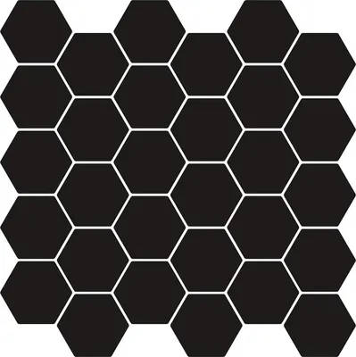 Immagine prodotto di vidaXL Piastrella esagonale 50 pezzi Nero 30 x 30 cm