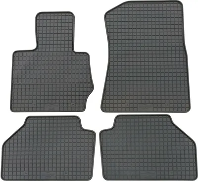 Produktbild von für BMW X3 F25 ab 11/2010-10/2017 Passform Fußmatten PETEX Gummimatten 4-teilig schwarz Allwettermatten Gummifußmatten