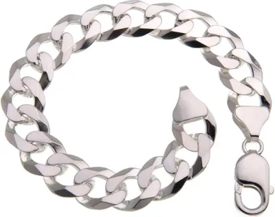 Produktbild von SILBERKETTEN STORE Panzerkette Armband 12mm - 925 Silber, Länge wählbar - 17cm