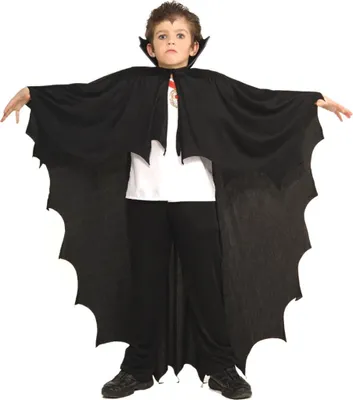 Produktbild von Dracula Kinderumhang Schwarz für Halloween & Fasching