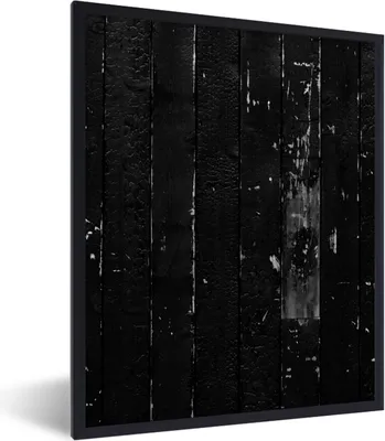 Produktbild von MuchoWow® Gerahmtes Poster Schwarz - Weiß - Struktur - Design 60x80 cm - Poster mit Schwarzem Bilderrahmen Wandposter Rahmen Foto Bilder - Premium - Wanddeko Wohnzimmer