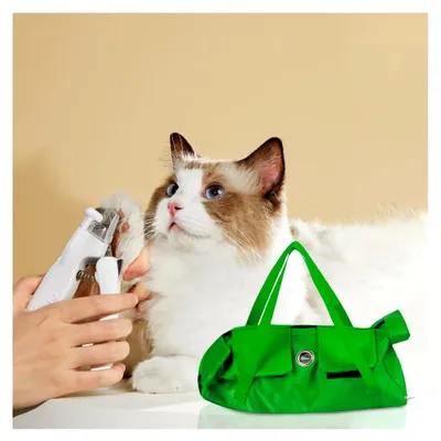 Produktbild von Tragetasche für Katzen, große und geräumige Tasche für Outdoor-Reisen, Wandern, Transport und Tierarztbesuche