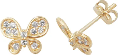 Image de Boucles d'Oreilles Femme Or 375/1000 avec Oxyde de Zirconium - 7mm*9mm; TRS1884