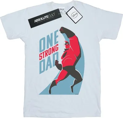 Produktbild von Disney - "The Incredibles OneStrong Dad" T-Shirt für Herren BI51575 (S) (Weiß)