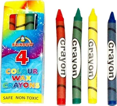 Produktbild von Bunte Wachsmalstifte 4er Set