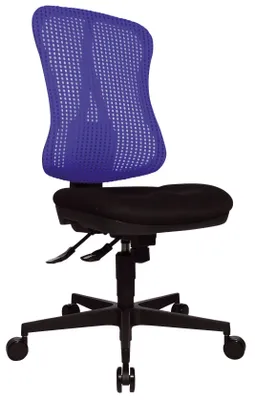 Produktbild von TOPSTAR Drehstuhl Head Point SY schwarz/blau,Netzr.