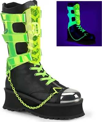 Produktbild von GRAVEDIGGER-255 Uni Boots von DemoniaCult, Schwarz EU 40, US 8