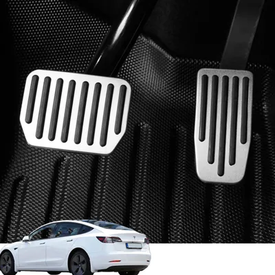 Immagine prodotto di Set di pedali performanti TLECTRIC per Tesla Model 3 e Model Y Accessori Tappi per pedali Copri pedale dell'acceleratore e del freno