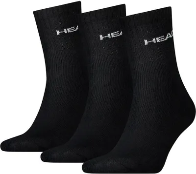 Produktbild von Head Racket Short Crew 3 Pack Black EU 35-38