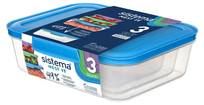 Produktbild von Sistema To Go Lunchbox Mint/Navy 1,2 l