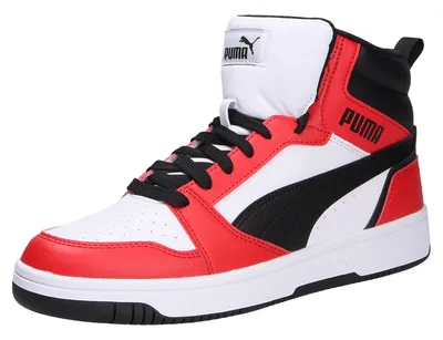 Produktbild von Puma Rebound v6 White Black-For All Time Red Größe EU 37,5