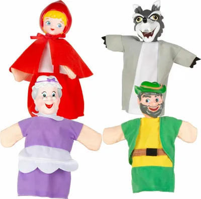 Obrázek produktu pro Plyšová loutka Colorbaby Červená Karkulka