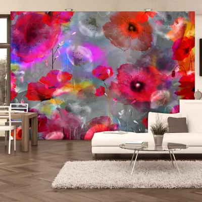 Produktbild von Basera Fototapete Mohnblumenmotiv b-C-0026-a-b, Vliestapete, 400x280 cm
