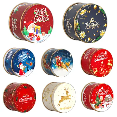 Produktbild von Solidchoice – Set aus 8 Mini-Weihnachtsgebäckdosen mit Deckel