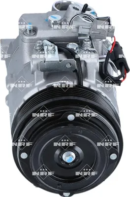 Image de Compresseur Climatisation Poulie à nervures 110mm NRF pour MERCEDES C-KLASSE