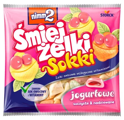 Image de Nimm2 Śmiejżelki Sokki avec yaourt 90 g