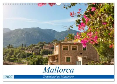 Produktbild von Mallorca - Trauminsel im Mittelmeer (Wandkalender 2027 DIN A3 quer), CALVENDO Monatskalender