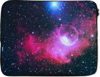 Produktbild von MuchoWow® Laptop Hülle 15 Zoll Universum - Planeten - Rosa - Jungen - Mädchen - Kinder Laptoptasche - Laptoptasche - Sleeve - Rundum-Schutz