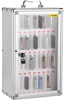 Image de VEVOR Armoire de rangement Téléphone portable Boîte de rangement 36 compartiments Montage mural