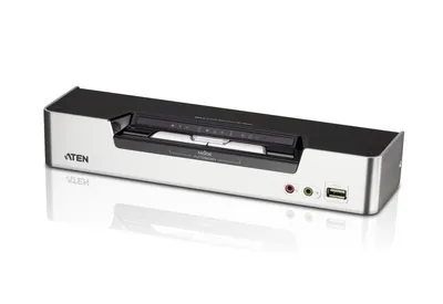 Immagine prodotto di ATEN KVMP Switch, 2-fach, CS1642A, Dual-DVI, USB 2.0, Audio (CS1642A)