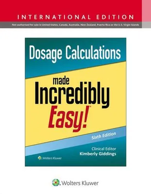 Obrázok produktu pre Dosage Calculations credibly Easy!